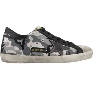 GOLDEN GOOSE camo print leather sneakers mens size 43 never worn New